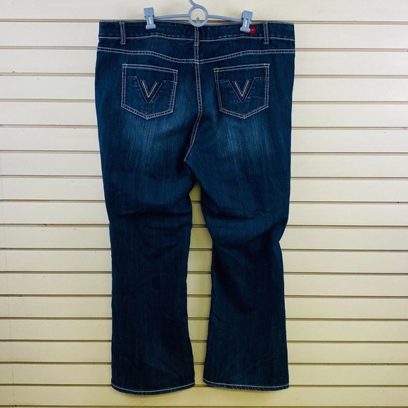 Womens 23 Vigold Jeans‎ Bootcut Dark Wash Stretch Denim 32" Inseam - Picture 4 of 10